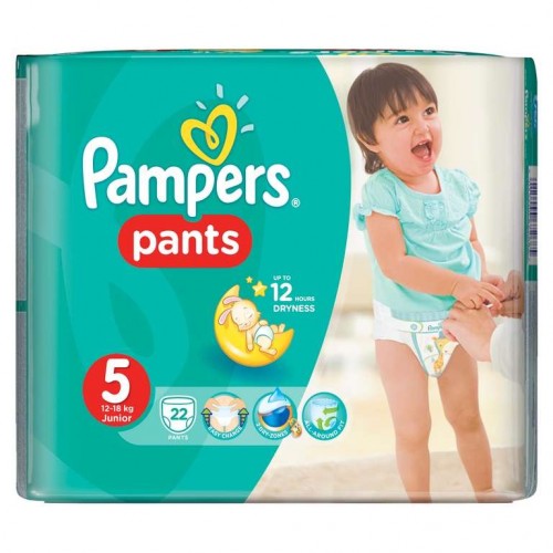 Pampers гащи Pants Junior 5 (12-18 кг) 22 броя